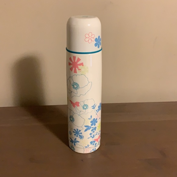 Starbucks x Pylones White, Pink, and Blue Floral Print Thermos - Picture 5 of 8